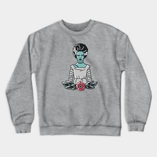 Vintage Bride of Frankenstein Emblem Crewneck Sweatshirt